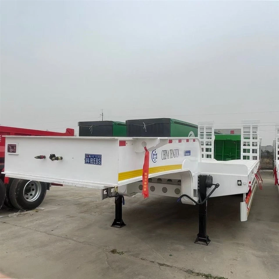 Hot Sale Semi Trailer New Lowbed Trailer factory